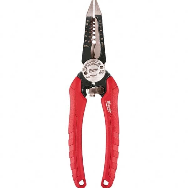 Milwaukee Tool - Wire & Cable Strippers Type: Wire Stripper/Cutter/Crimper Maximum Capacity: 18 AWG Solid, 20 AWG Stranded - Top Tool & Supply