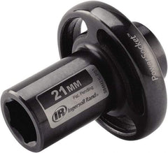 Ingersoll-Rand - 1/2" Drive 21mm Standard Impact Socket - 6 Points, 3-1/10" OAL - Top Tool & Supply