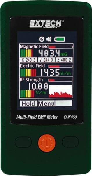 Extech - EMF Meters Meter Type: EMF/ELF Display Type: LCD - Top Tool & Supply