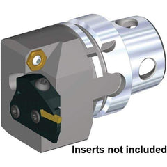 Kennametal - A4 Insert, 58mm Head Length, Modular Grooving Blade Holder Head - Right Hand Cut, System Size KM4X63, Through Coolant, Series KGMS - Top Tool & Supply