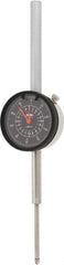 SPI - 2" Range, 0-100 Dial Reading, 0.001" Graduation Dial Drop Indicator - 2.2" Dial, 0.1" Range per Revolution, 0.004" Accuracy, Revolution Counter, Includes NIST Traceability Certification - Top Tool & Supply