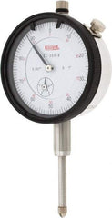 SPI - 1" Range, 0-100 Dial Reading, 0.001" Graduation Dial Drop Indicator - 2.2" Dial, 0.1" Range per Revolution, 0.002" Accuracy, Revolution Counter, Includes NIST Traceability Certification - Top Tool & Supply