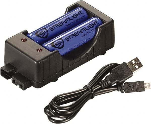 Streamlight - Battery Chargers Battery Size Compatibility: 3.7V Battery Chemistry Compatibility: Lithium-Ion - Top Tool & Supply