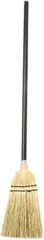 Harper Brush - 39" OAL Corn Blend Bristle Lobby Broom - 28" Long Wood Handle, 10" Bristle Length, 8" Wide - Top Tool & Supply