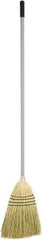 Harper Brush - 53-1/2" OAL Corn Blend Bristle Broom - 39" Long Metal Handle, 14-1/2" Bristle Length, 10" Wide - Top Tool & Supply