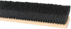 Harper Brush - 36" Medium Duty Tampico Push Broom - 3" Bristle Length, Wood Block, Threaded Handle Connection, Handle Sold Separately - Top Tool & Supply