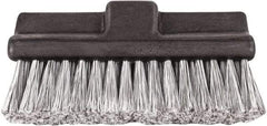 Harper Brush - 10" OAL, Vehicle Brush - Black Flagged Plastic Bristles, 2-1/4" Trim Length - Top Tool & Supply