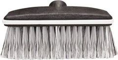 Harper Brush - 8" OAL, Vehicle Wash Brush - Black Flagged Plastic Bristles, 2-1/4" Trim Length - Top Tool & Supply