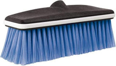 Harper Brush - 10" OAL, Vehicle Wash Brush - Black & Blue, Polyester Bristles, 2-1/4" Trim Length - Top Tool & Supply