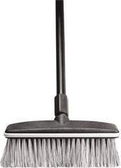 Harper Brush - 10" OAL, Vehicle Wash Brush - Black Flagged Plastic Bristles, 22-1/4" Trim Length, 54" Handle - Top Tool & Supply