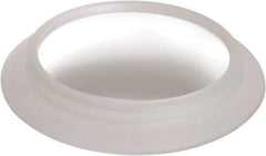 Vision Engineering - 6 Diopter, 0.21' Long x 2-1/2" Wide, Glass & Silicone Task & Machine Light Magnifier Lens - Clear, For Use with Magnifiers, cUL Listed - Top Tool & Supply