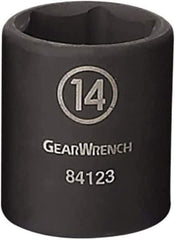 GearWrench - 1/4" Drive 4mm Standard Impact Socket - 6 Points - Top Tool & Supply