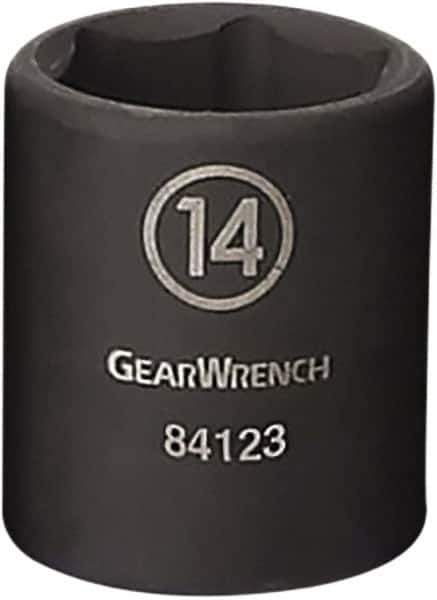 GearWrench - 1/4" Drive 9mm Standard Impact Socket - 6 Points - Top Tool & Supply