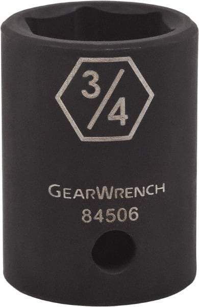 GearWrench - 3/8" Drive 1" Deep Impact Socket - 6 Points - Top Tool & Supply