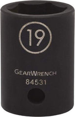 GearWrench - 1/2" Drive 23mm Standard Impact Socket - 6 Points - Top Tool & Supply