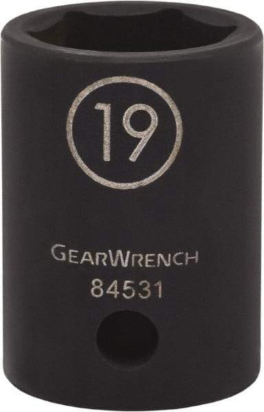 GearWrench - 1/2" Drive 29mm Standard Impact Socket - 6 Points - Top Tool & Supply