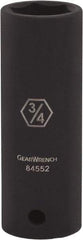 GearWrench - 1/2" Drive 1-1/4" Deep Impact Socket - 6 Points - Top Tool & Supply