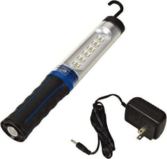 Value Collection - 12 VDC, 3 Watt, Cordless, LED Portable Handheld Work Light - 1 Head, 350 Lumens, ABS & Polycarbonate, 11-1/2" Long x 1-1/4" Wide x 1-5/8" High - Top Tool & Supply