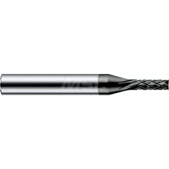 Harvey Tool - 3/16" Diam, 0.563" LOC, 3/16" Shank Diam, 9-Flute End Mill-End Diamond-Pattern Router Bit - Exact Industrial Supply