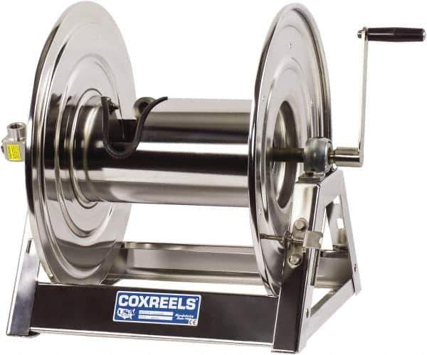 CoxReels - 100' Manual Hose Reel - 3,000 psi, Hose Not Included - Top Tool & Supply