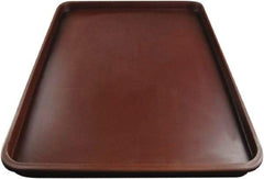 Made in USA - 14-1/4" Long x 9-1/2" Wide x 1-1/4" Deep Lid Tray - Polypropylene - Top Tool & Supply