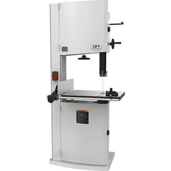 Jet - 20" Throat Capacity, Step Pulley Vertical Bandsaw - 2,530/4,850 SFPM, 3 hp, Single Phase - Top Tool & Supply