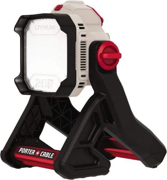 Porter-Cable - 20 Volts, 1800 Lumens, Cordless Work Light - Black/Gray, 8 hr Run Time - Top Tool & Supply