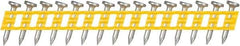 DeWALT - 13 Gauge 0.102" Shank Diam 3/4" Long Concrete Nails for Power Nailers - Steel, Zinc Finish, Smooth Shank, Angled Stick Plastic Collation, Round Head - Top Tool & Supply