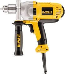 DeWALT - 1/2" Keyed Chuck, 1,250 RPM, Mid-Handle Grip Electric Drill - 10.5 Amps, Reversible - Top Tool & Supply