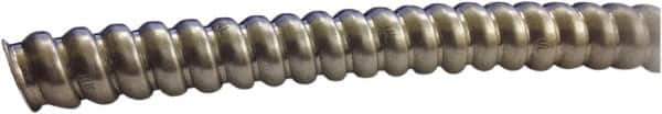 Anaconda Sealtite - 1-1/4" Trade Size, 25' Long, Flexible Metallic Conduit - Galvanized Steel, 31.75mm ID, Gray - Top Tool & Supply