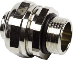 Anaconda Sealtite - 3/8" Trade, 316 Stainless Steel Threaded Straight Liquidtight Conduit Connector - Partially Insulated - Top Tool & Supply