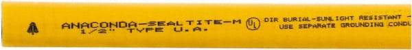 Anaconda Sealtite - 3/4" Trade Size, 1,000' Long, Flexible Liquidtight Conduit - Galvanized Steel & PVC, 19.05mm ID - Top Tool & Supply