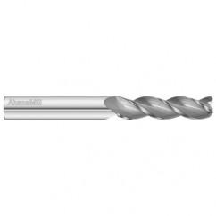 5/16 Dia. x 4 Overall Length 3-Flute .015 C/R Solid Carbide SE End Mill-Round Shank-Center Cut-Uncoated - Top Tool & Supply