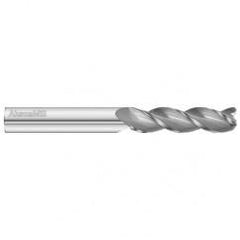 5/16 Dia. x 4 Overall Length 3-Flute .015 C/R Solid Carbide SE End Mill-Round Shank-Center Cut-Uncoated - Top Tool & Supply