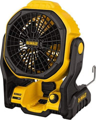 DeWALT - 7" Blade, 500 Max CFM, Cordless Fan - 4 Amps, 20 Volts, 3 Speed - Top Tool & Supply