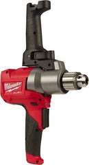 Milwaukee Tool - 18 Volt 1/2" Chuck Pistol Grip Handle Cordless Drill - 0-550 RPM, Keyed Chuck, Reversible, Lithium-Ion Batteries Not Included - Top Tool & Supply