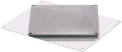 Fibox - 8" OAW x 6" OAH White Painted Electrical Enclosure Back Panel - 8" x 6" Box, Steel, Use with ARCA 865 - Top Tool & Supply