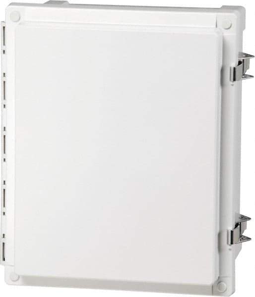 Fibox - Polycarbonate Standard Enclosure Hinge Cover - NEMA 4, 4X, 6, 6P, 12, 13, 6" Wide x 8" High x 5" Deep, Impact, Moisture & Corrosion Resistant, Dirt-tight & Dust-tight - Top Tool & Supply