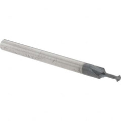 Accupro - 5/64° 5/64" Cut Diam, 0.039" Cut Width, 1/8" Shank, Solid Carbide Double-Angle Cutter - Top Tool & Supply