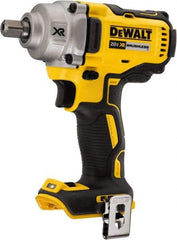 DeWALT - 1/2" Drive 20 Volt Mid-Handle Cordless Impact Wrench & Ratchet - 2,000 RPM, 0 to 3,100 BPM, 330 Ft/Lb Torque, Lithium-Ion Batteries Not Included - Top Tool & Supply