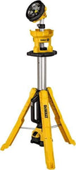 DeWALT - 20 Volts, 3000 Lumens, Cordless Work Light - Yellow, 11 hr Run Time - Top Tool & Supply