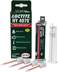 Loctite - 11 g Dual Cartridge Two Part Adhesive - 5 min Working Time - Top Tool & Supply