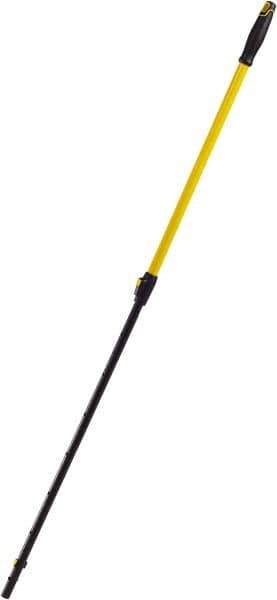 Rubbermaid - 36 to 60" Standard Metal Quick Connect Mop Handle - 1-3/4" Handle Diam, Plastic Connector, Use with All-In-One Floor Cleaning Tools - Top Tool & Supply