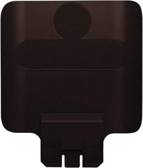 Rubbermaid - Square Lid for Use with 23 Gal Rectangular Recycle Containers - Brown, Polypropylene, For Slim Jim Trash Cans - Top Tool & Supply