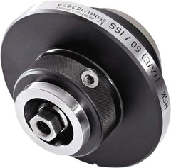 HAIMER - HSK63 & HSK80 Taper, On-Center/Rotating, Spindle Adapter - 80mm Projection, Use with ISS-U Spindle - Top Tool & Supply