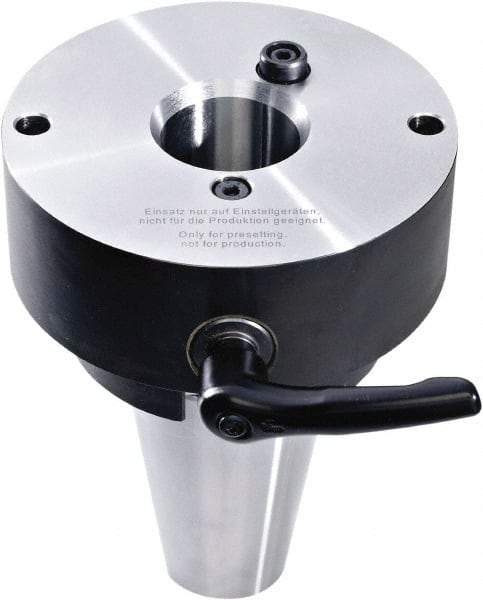 HAIMER - 45 Taper, On-Center/Rotating, Spindle Adapter - 20mm Projection, Use with ISO50 Spindle - Top Tool & Supply