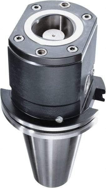 HAIMER - CAPTO C8 Taper, On-Center/Rotating, Spindle Adapter - 50mm Projection, Use with ISO50 Spindle - Top Tool & Supply