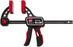 Bessey - 6" Capacity, 2-3/8" Throat Depth, Carbon Steel Bar Clamp - 150 Lb Clamping Pressure - Top Tool & Supply