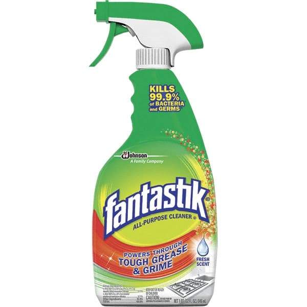 Fantastik - 32 oz Spray Bottle All-Purpose Cleaner - Liquid, Disinfectant, Pleasant - Top Tool & Supply