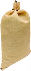 Made in USA - 14" Long x 26" High Sand Bag - Desert Tan Polypropylene, For Spill Containment - Top Tool & Supply